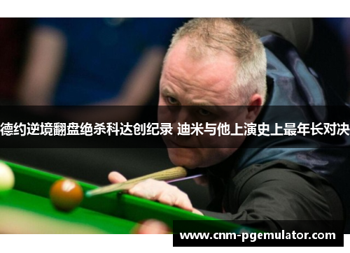 德约逆境翻盘绝杀科达创纪录 迪米与他上演史上最年长对决