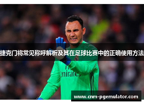 捷克门将常见称呼解析及其在足球比赛中的正确使用方法